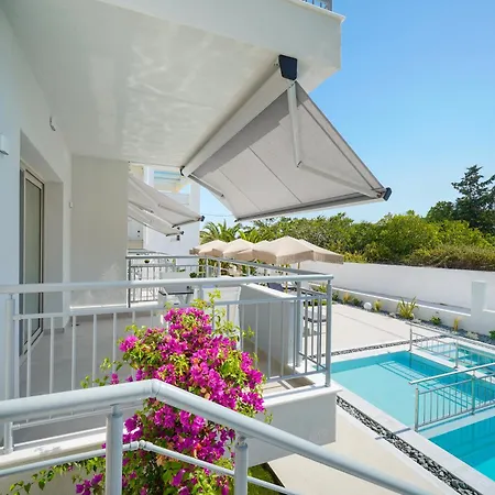 Sourinis Luxury Lägenhetshotell Limenaria (Thasos)