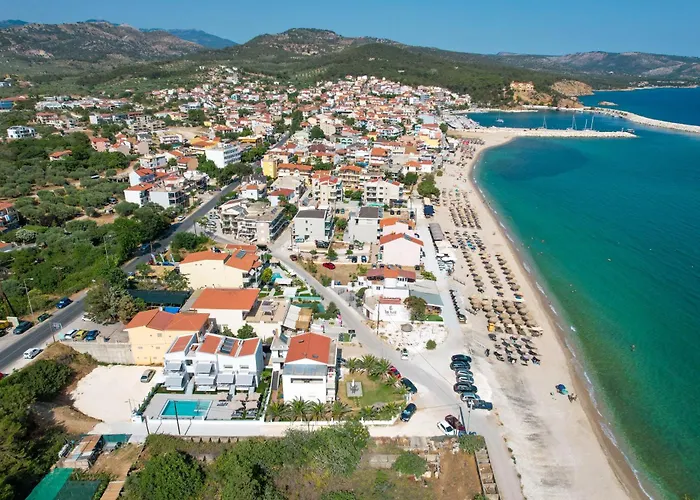 Sourinis Luxury Lägenhetshotell Limenaria (Thasos)